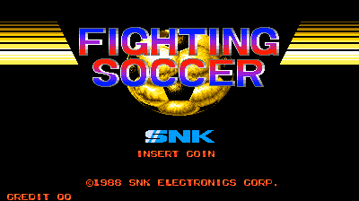 Fighting Soccer (version 4) Title Screen